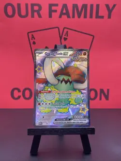 Great Tusk ex 072 Shiny Treasure Pokemon TCG Full Art Promo Holo 2024 NM - Image 1