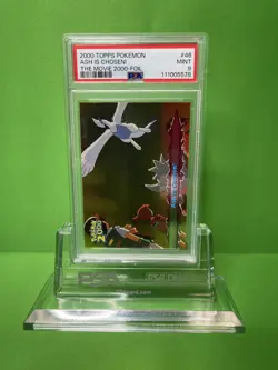 2000 TOPPS POKEMON THE MOVIE 2000 46 ASH IS CHOSEN! FOIL PSA 9 - Image 1
