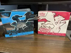 Pokemon Center Exclusive White Flare and Black Bolt ETB Pair - Image 1