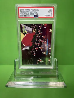 2000 TOPPS POKEMON THE MOVIE 2000 20 MAGIKARP MAYHEM FOIL PSA 9 - Image 1