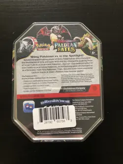 Pokemon Scarlet Violet Paldean Fates Charizard Tin, Sealed - Image 2
