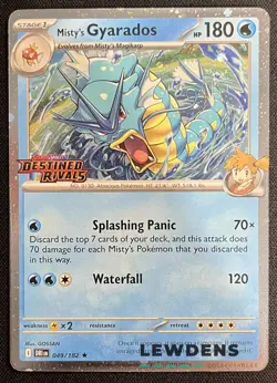 Misty's Gyarados - 049/182 - Destined Rivals Prerelease Promo Build - Pokemon 3 - Image 1