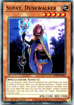 Supay, Duskwalker - LDS3-EN051 - Common - 1st Edition Yugioh - Image 1