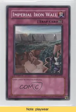 Imperial Iron Wall 1st Ed. YuGiOh Zombie World Structure Deck #SDZW-EN032 0l2 - Image 1