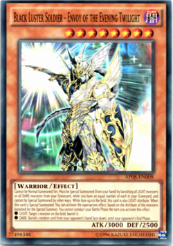 Black Luster Soldier Envoy of the Evening Twilight AP08-EN008 Super Rare Yugioh - Image 1