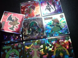 Pokemon Wafer Promo Holo Sticker x9 Charizard Gyarados etc #4671 - Image 2