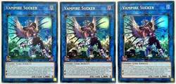 3 x GFP2-EN150 Vampire Sucker - Ultra Rare 1st Edition Near Mint YuGiOh Cards - Image 1