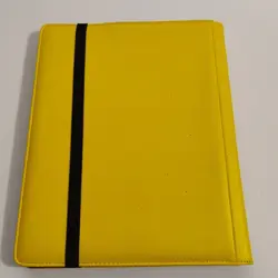2019 Ultra Pro Yellow Pikachu PRO-Binder, Leather, 9 Pocket Pokemon TCG - Image 3