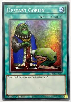 SESL-EN043 Upstart Goblin - Super Rare 1st Edition Near Mint YuGiOh Card - Image 1