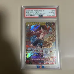 PSA10 One Piece Card Game Portgas D. Ace SR SP Japanese Trading Card - Image 1
