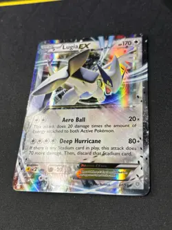 Lugia EX 68/98 - XY Ancient Origins Holo Ultra Rare Pokemon Card - MP/LP - Image 2