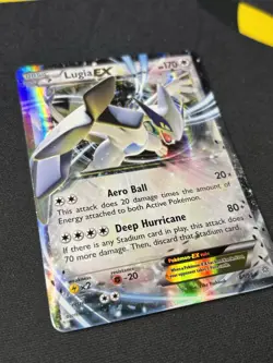 Lugia EX 68/98 - XY Ancient Origins Holo Ultra Rare Pokemon Card - MP/LP - Image 3