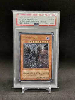 Yu-Gi-Oh! Yugioh Red-Eyes Darkness Dragon Ultimate Rare PSA9 Promo - Image 1