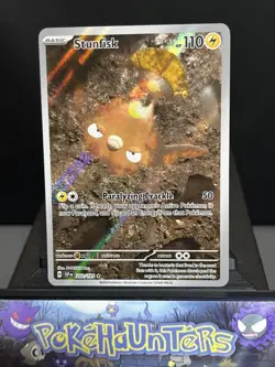 Pokemon Card Stunfisk 202/191 Surging Sparks Illustration Rare Near Mint - Image 1