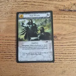AGoT A Game Of Thrones CCG: Iron Throne Edition Trading Card Singles - Image 3