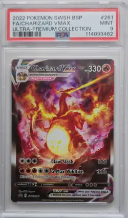 💥Charizard VMAX - SWSH261 - UPC Promo - Ultra Rare - PSA MINT 9 Pokemon Card - Image 1