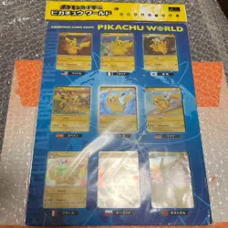 Pokemon Card Game PIKACHU WORLD 9 Card Set Japan Exclusive Promo Unopened - Image 1
