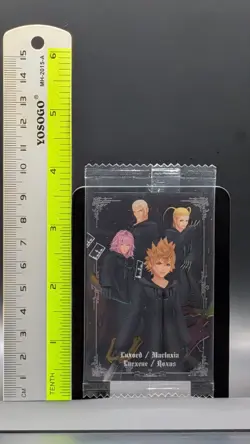 LUXORD LARXENE ROXAS Kingdom Hearts Wafer Card BANDAI Disney Japanese #019 0728 - Image 2
