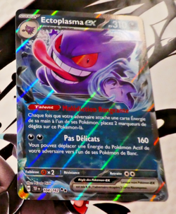 Pokemon Francais Card Holo Carte Ectoplasma EX 104/162 TEF EV05 FR Mint - Image 1