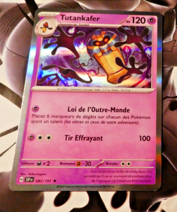 Pokemon Francais Card Holo Carte Tutankafer 083/191 SSP EV08 FR Mint - Image 1