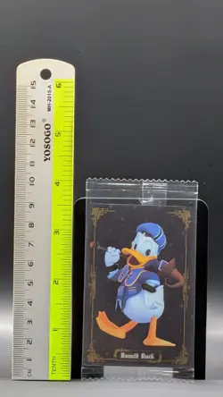 Donald Duck Kingdom Hearts Wafer Card BANDAI Disney Japanese #008 0728 - Image 2