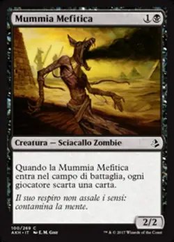 MTG Magic AKH Amonkhet - 1x ITA EX 100 C Mummia Mefitica - Image 1