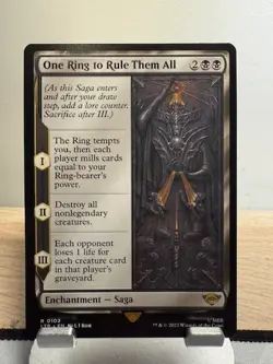 MTG R0102 One Ring to Rule Them All - LOTR - Mythic - NM - Image 1