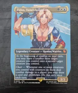 MTG Tidus, Yuna's Guardian (Borderless) Commander: Final Fantasy - Image 1