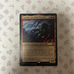 Tannuk, Steadfast Second 0162 Foil M MTG Edge of Eternities M/NM, English - Image 1