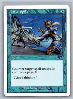 Magic The Gathering 7th Edition Force Spike #76/350 MTG TCG CCG Seventh - Image 1
