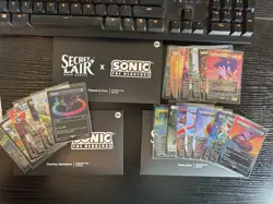 Super Sonic Foil Bundle Secret Lair Sonic The Hedgehog MTG Bundle OPENED - Image 1