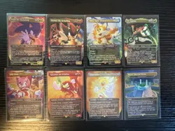 Super Sonic Foil Bundle Secret Lair Sonic The Hedgehog MTG Bundle OPENED - Image 3
