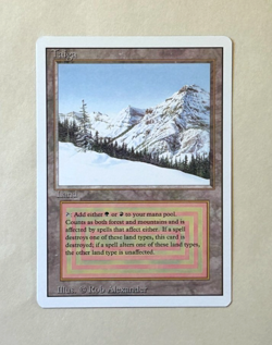 Taiga MTG Revised / 3rd Edition Near Mint (NM) Magic Dual Land (4) - Image 1