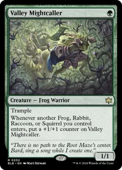 Valley Mightcaller 0202 MTG Bloomburrow Rare NP - Image 1