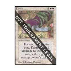 WOTC MtG Collector's Ed Karma (CE) (U) NM - Image 1