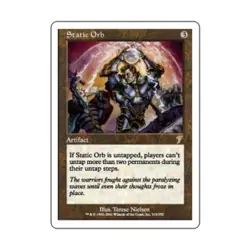 WOTC MtG 7th Ed Static Orb (R) EX - Image 1