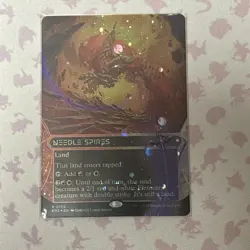 Needle Spires (0120) Galaxy Foil Borderless Rare MTG Edge of Eternities - Image 1