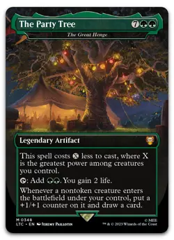 The Party Tree - The Great Henge #348 (NM) Lord of the Rings LTC Magic MTG - Image 1
