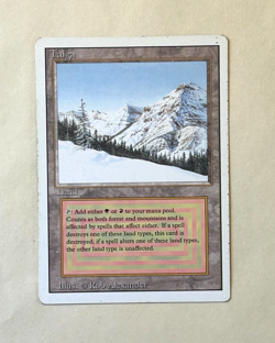 Taiga MTG Revised / 3rd Edition Moderately Played / Lightly Played (MP/LP) (2) - Image 1