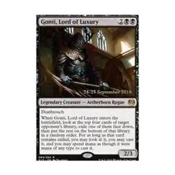 WOTC MtG Prerelease Promos Gonti, Lord of Luxury (P) (Foil) EX - Image 1