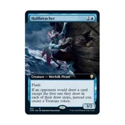 WOTC MtG Commander Legends Hullbreacher (Extended Art) (R) (Foil) NM - Image 1