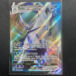 Ice Rider Calyrex VMAX 46/198 - Chilling Reign Full Art Ultra Rare - Pokemon TCG - Image 1