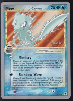 Pokemon World Championships 2008 Mew Gold Star Delta Species 101/101 - Image 1