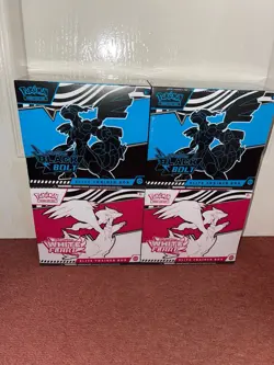 ✅Pokemon Black Bolt White Flare Elite Trainer Boxes ETB Sealed X4 (X2 Each)🚚✅ - Image 1