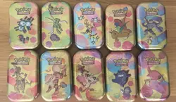 Pokemon Scarlet & Violet 151 Mini Tins Art Set 10x Factory Sealed Tins 20 Packs - Image 1