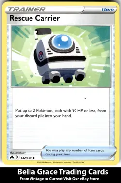 Rescue Carrier #142/159 Crown Zenith Pokemon Uncommon - Image 1