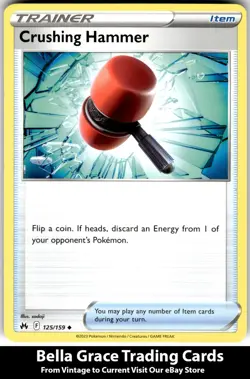 Crushing Hammer #125/159 Crown Zenith Pokemon Uncommon Regular - Image 1