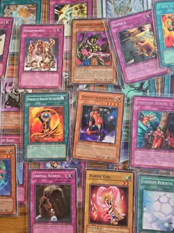 Yugioh 1st edition Bulk Lot 9 cards per pack 1 Holo mystery vintage card!!! - Image 1