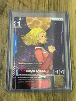 Gundam Card Game Sayla Mass GD01-087 R+ English Alt Art - Image 1