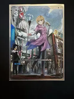 Gundam Card Game Newtype Rising A Show of Resolve GD01-100 U+ (Alt Art) - Image 1